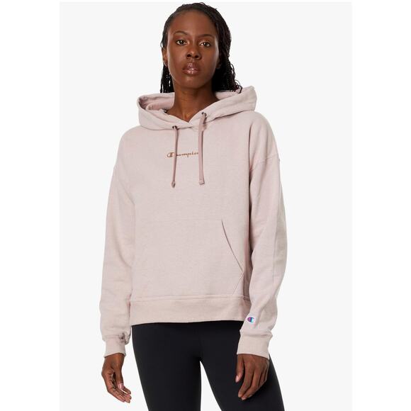 Champion Womens Powerblend Hoodie Size XL Evening Blush Pink New Pullover - Picture 1 of 9